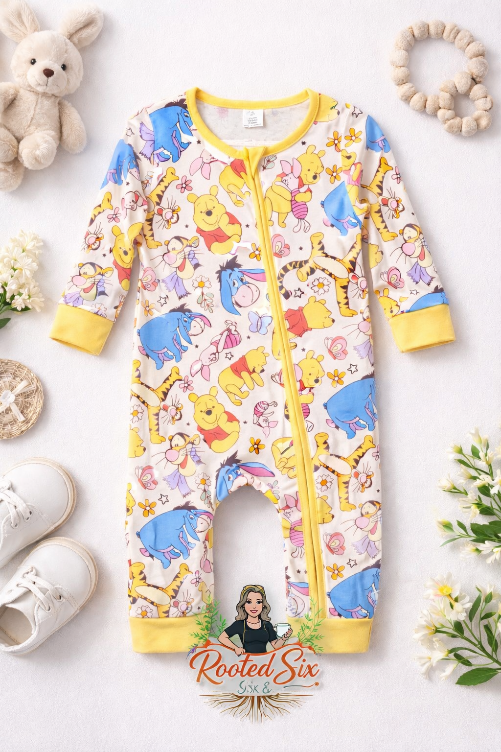 Winnie the Pooh Bamboo Onesie
