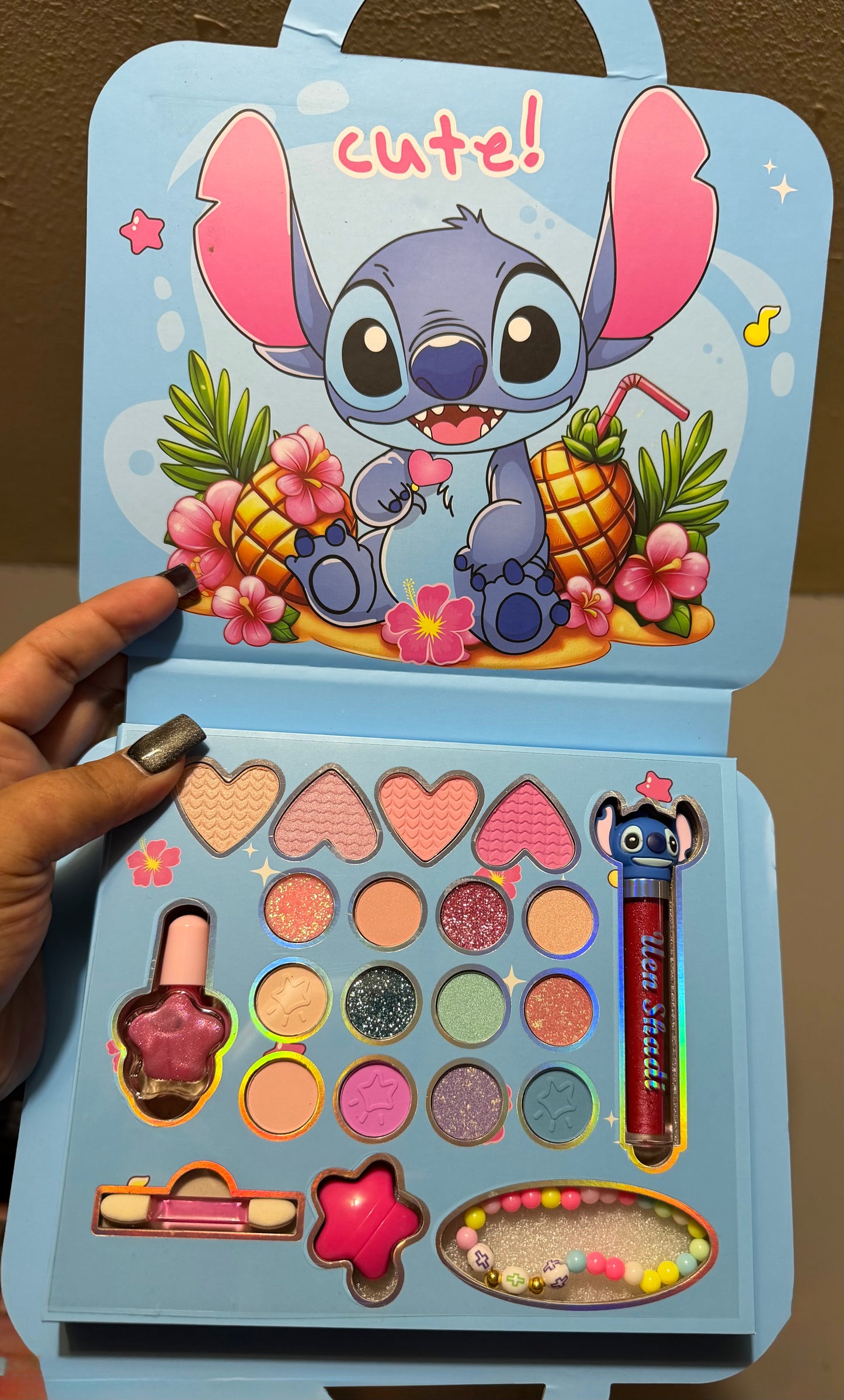 Stitch kids makeup set