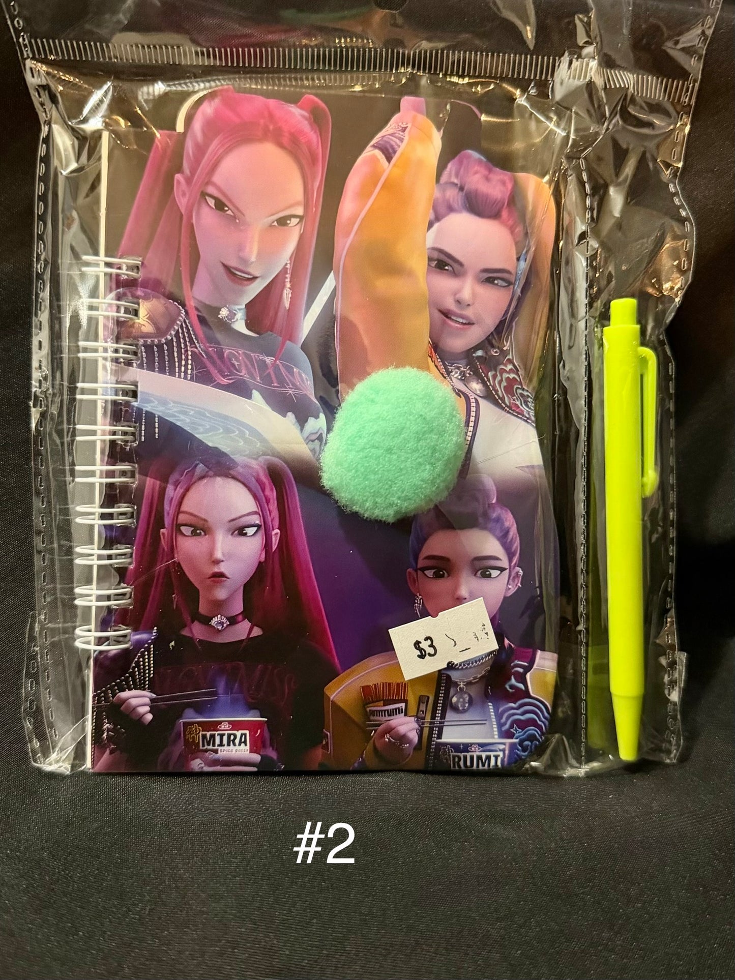 K-pop notebook w. Pen