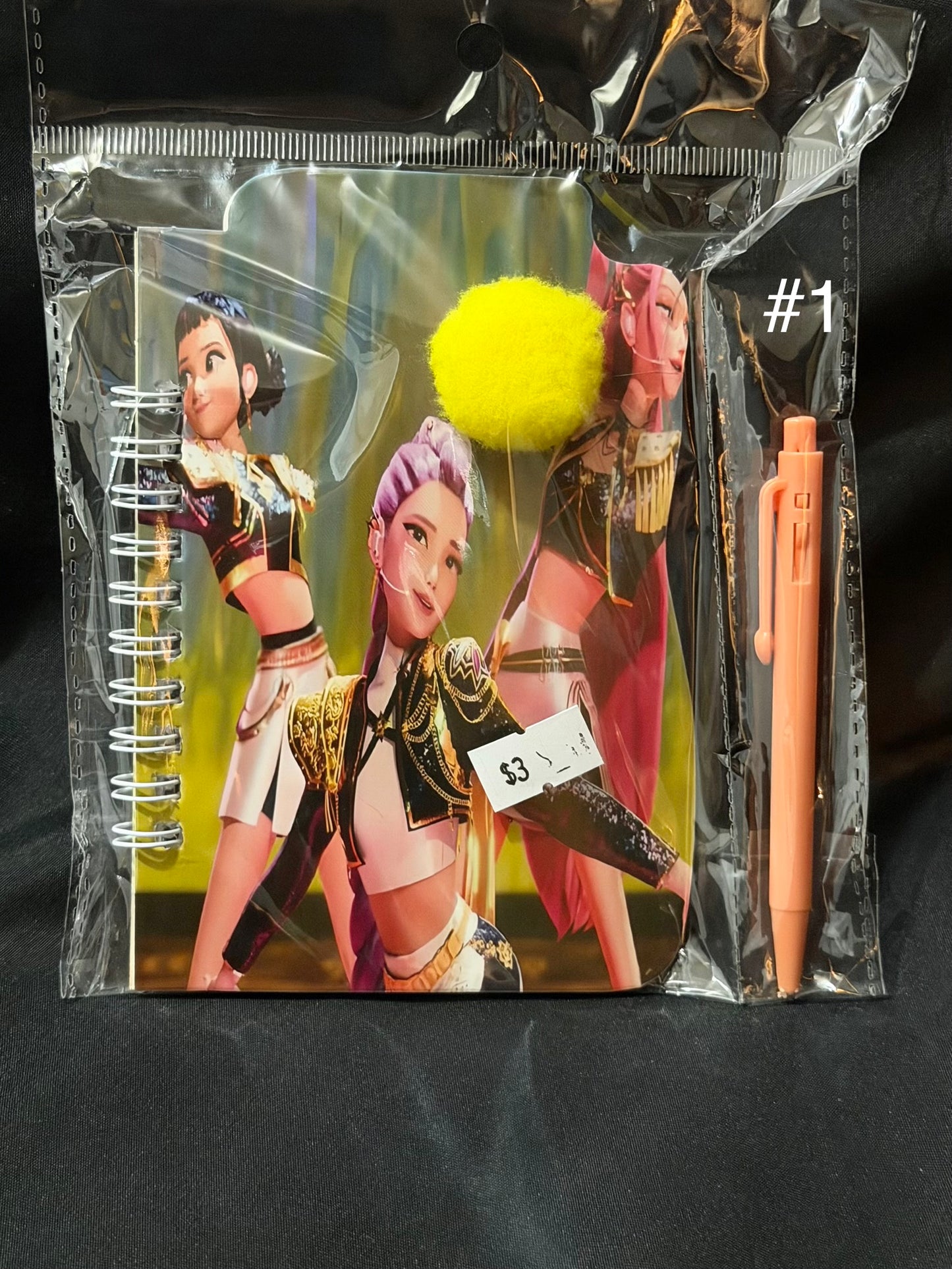 K-pop notebook w. Pen