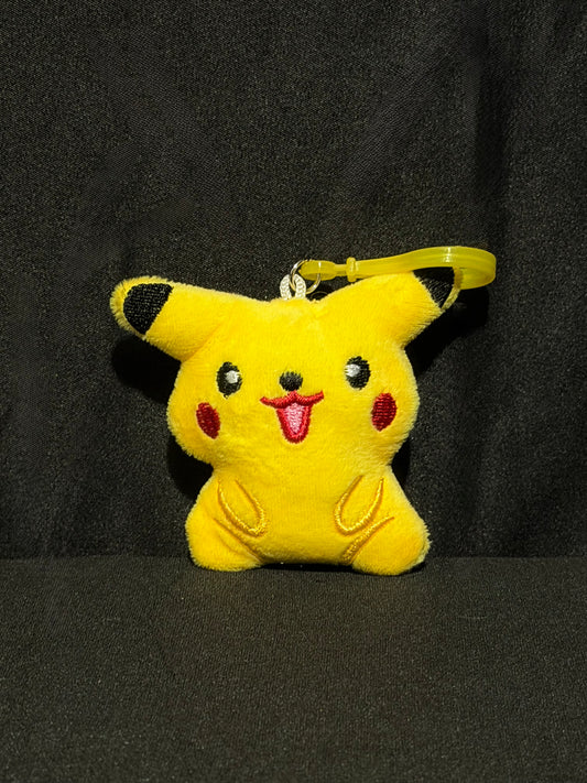 Pickachu Fluffy Keychain