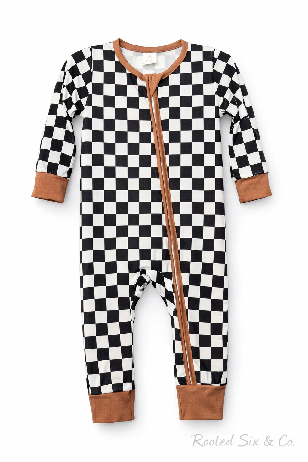 Checkered onesie